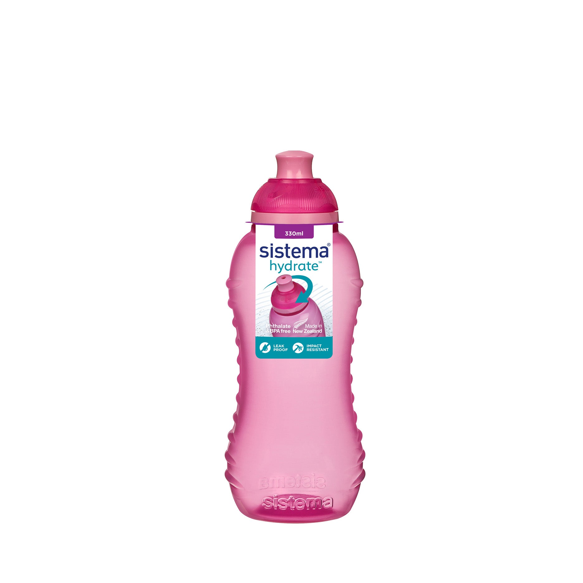 Twist ’n’ Sip Trinkflasche 330 ml Pink