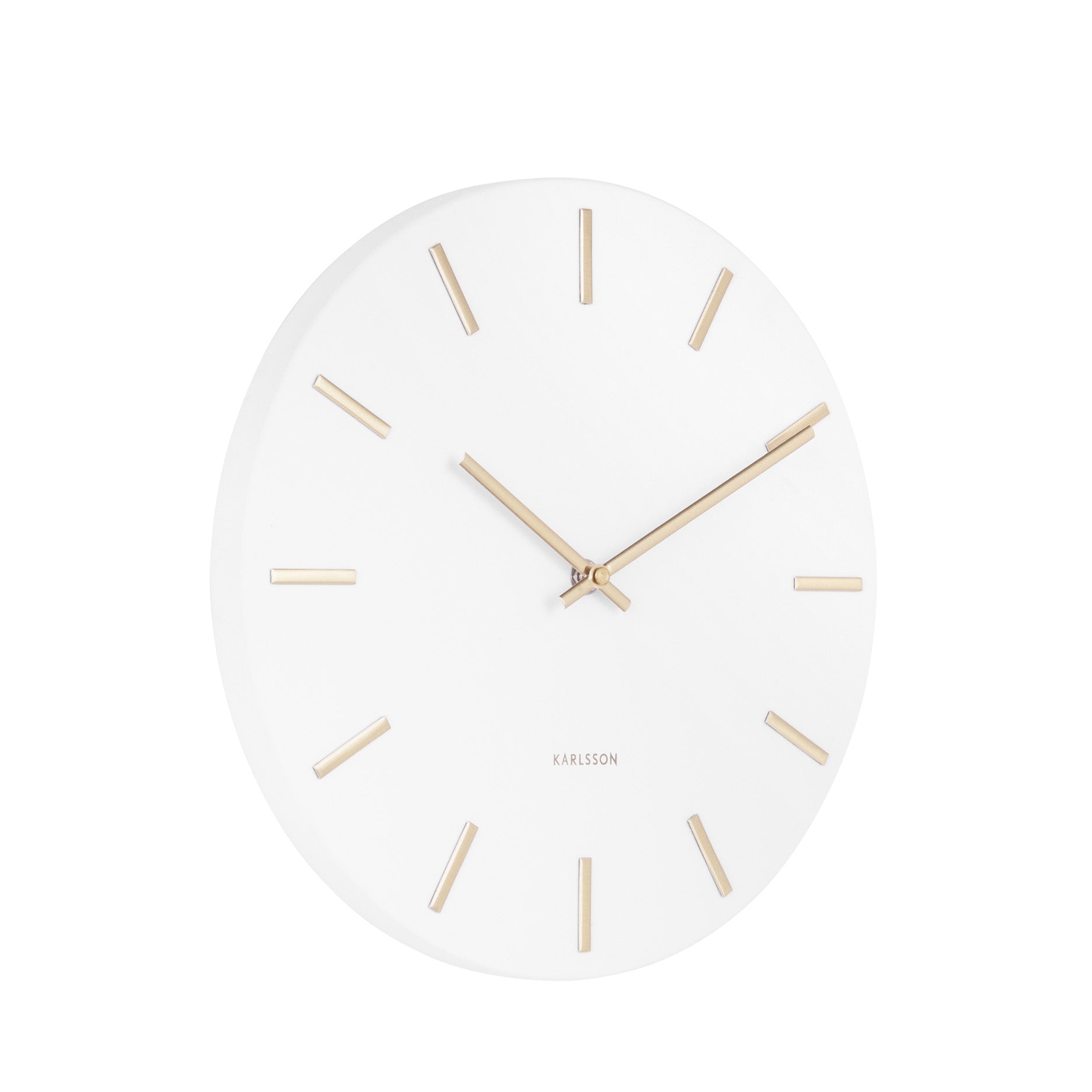 Charm Wanduhr Ø 30 cm Weiß