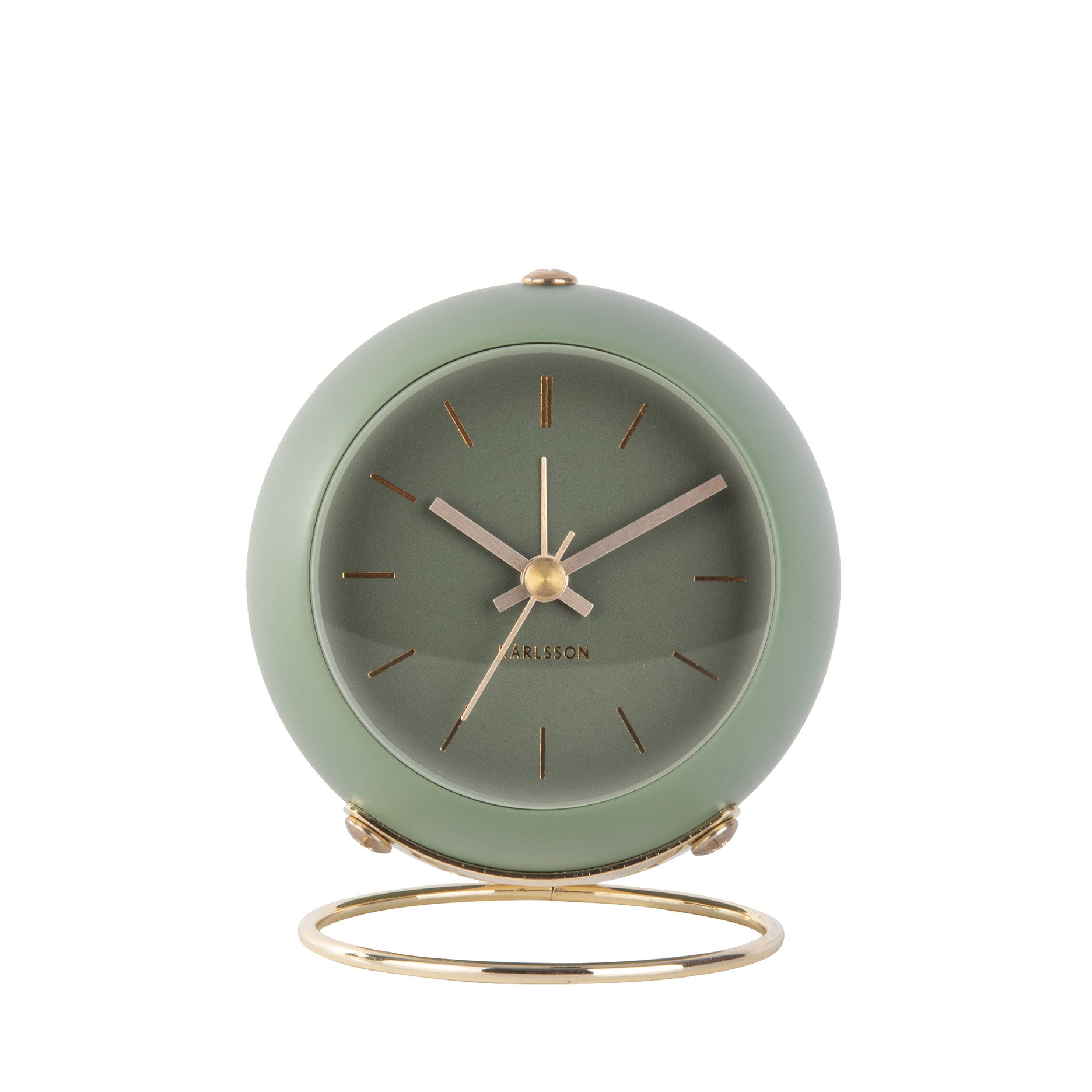 Globe Wecker Moosgrün