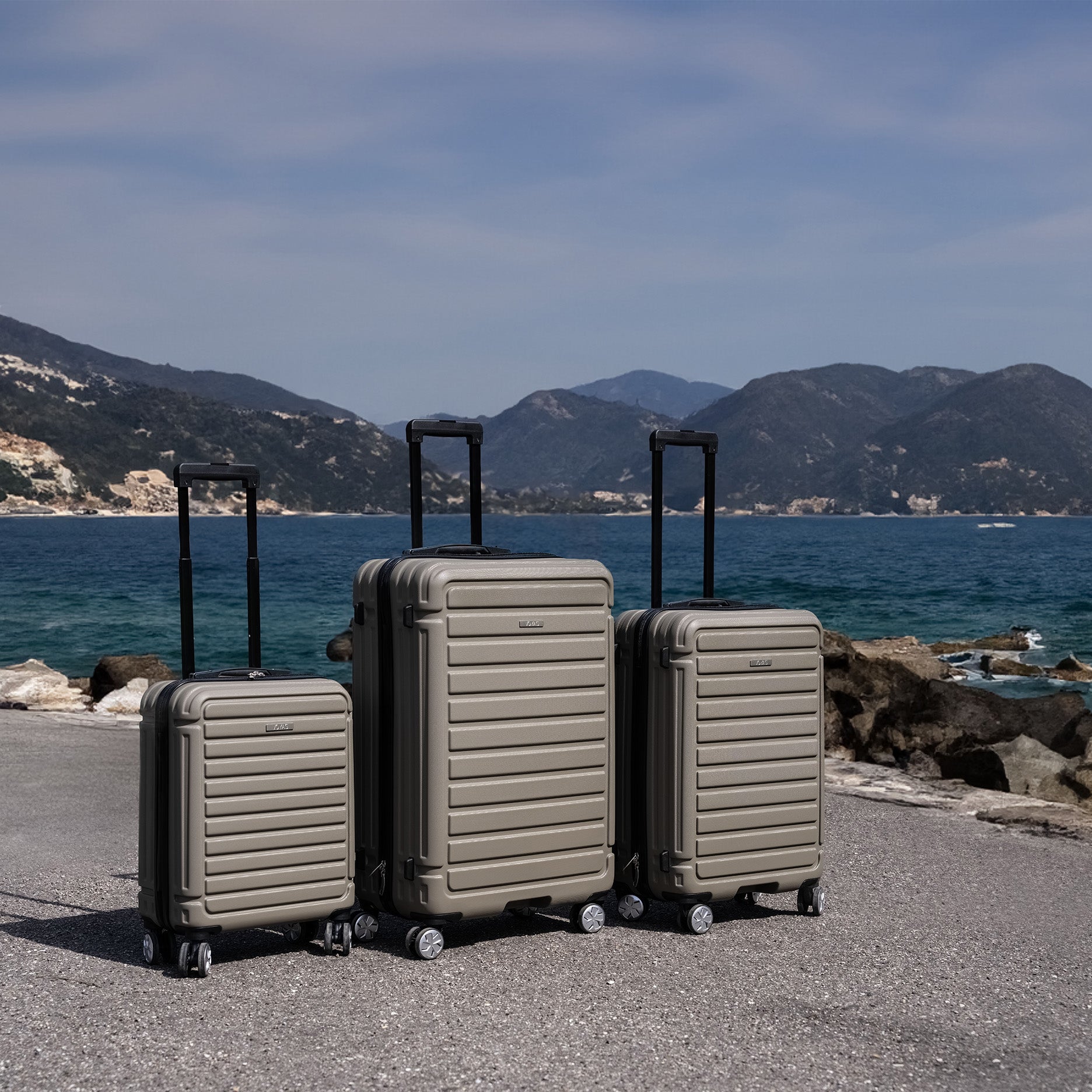 Copenhagen Kofferset 3 Stück Army Green