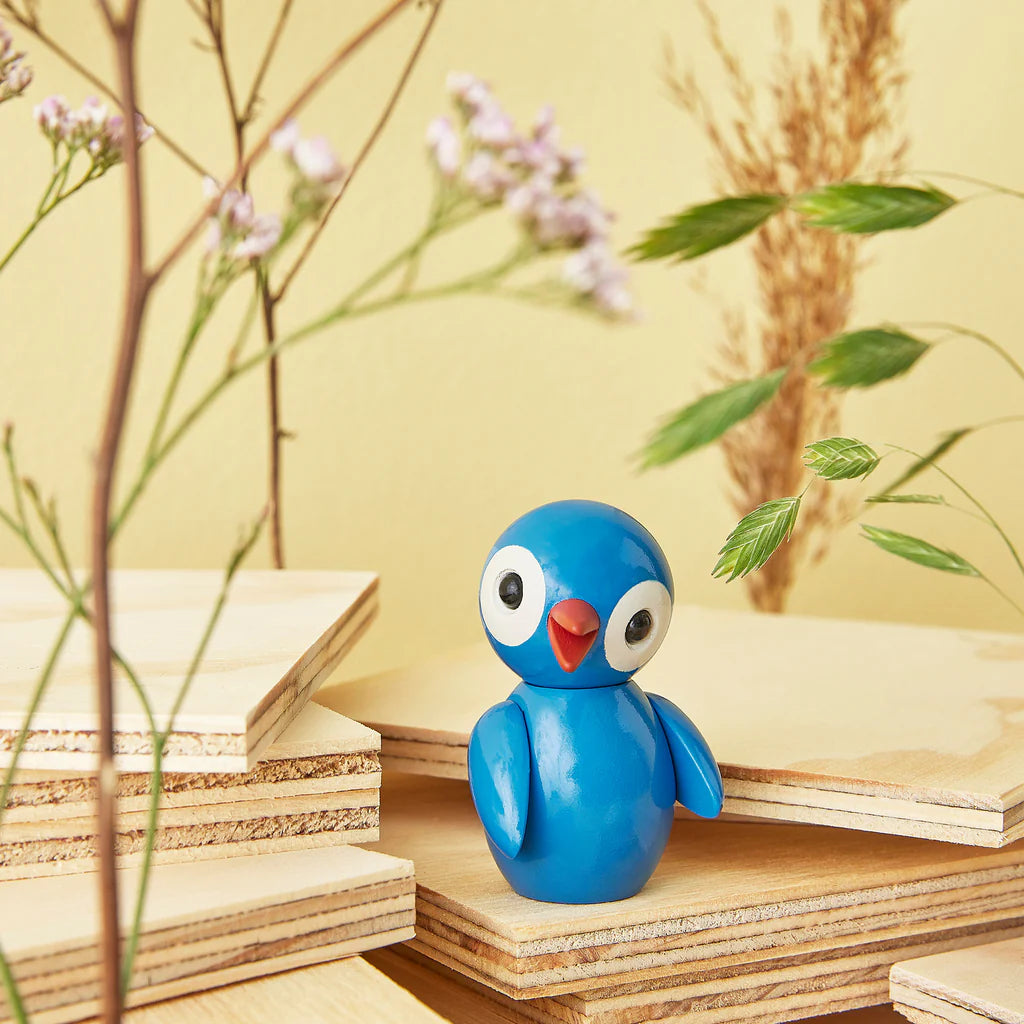 Spring Birds Lucky Light Blue