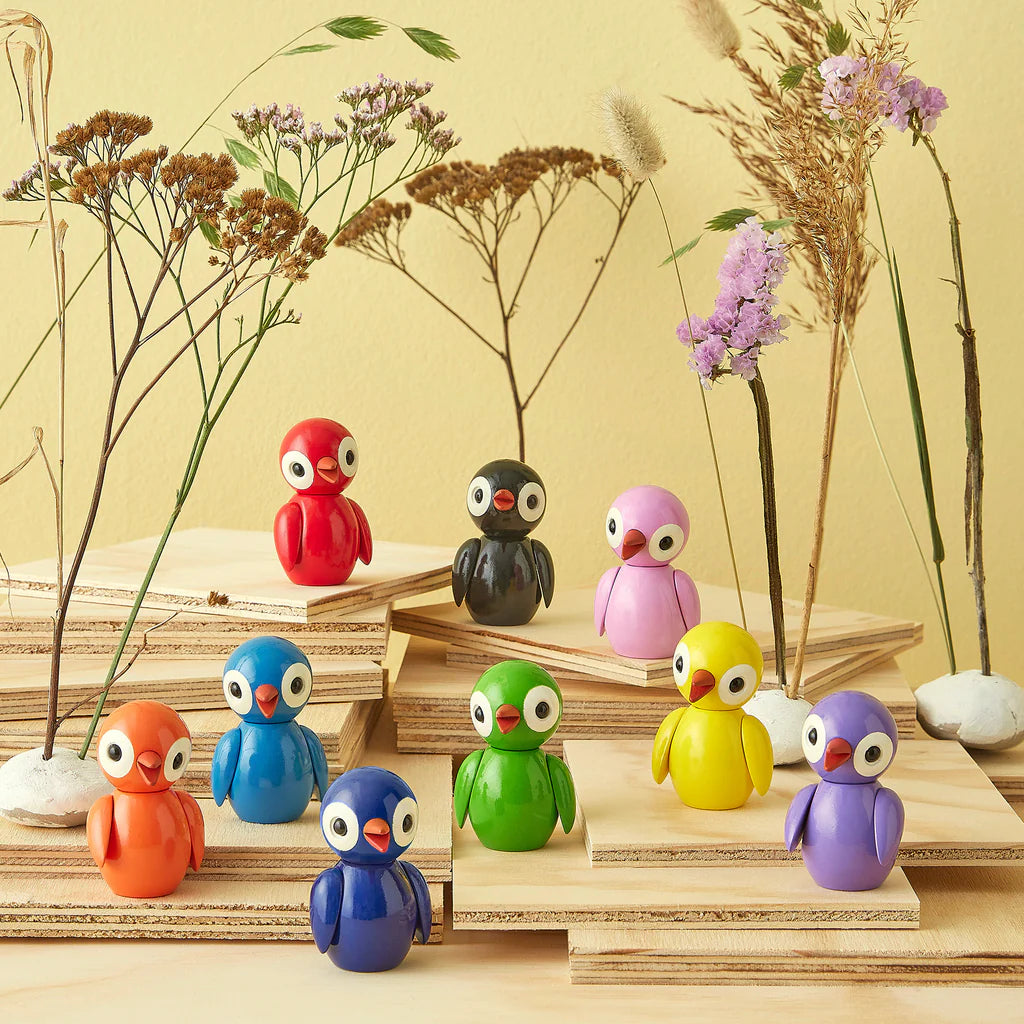 Spring Birds Lucky Light Blue