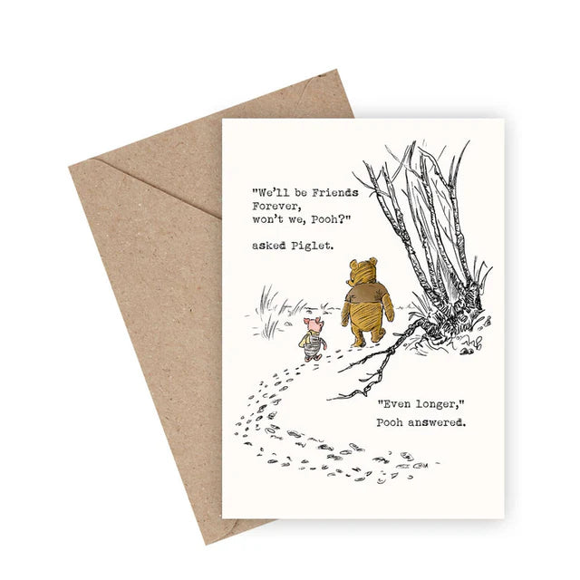 Winnie Puuh & Ferkel A6 Karte
