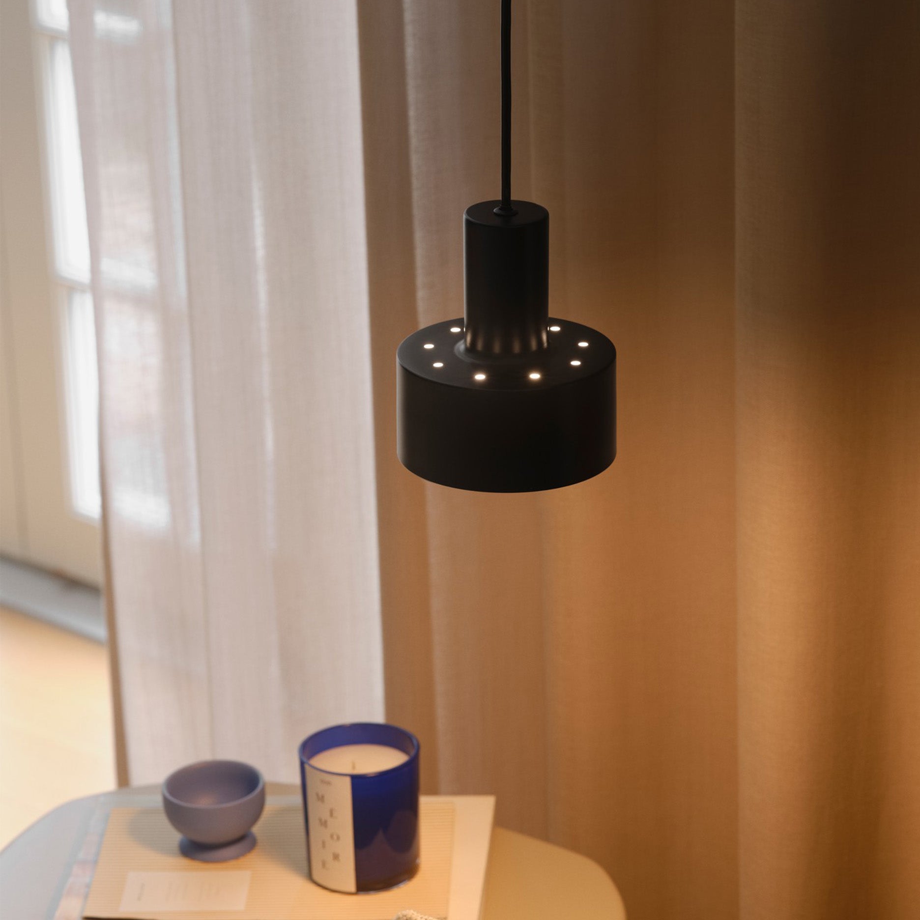 Matis Pendelleuchte schwarz