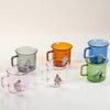 Glasbecher Muminmama Grau