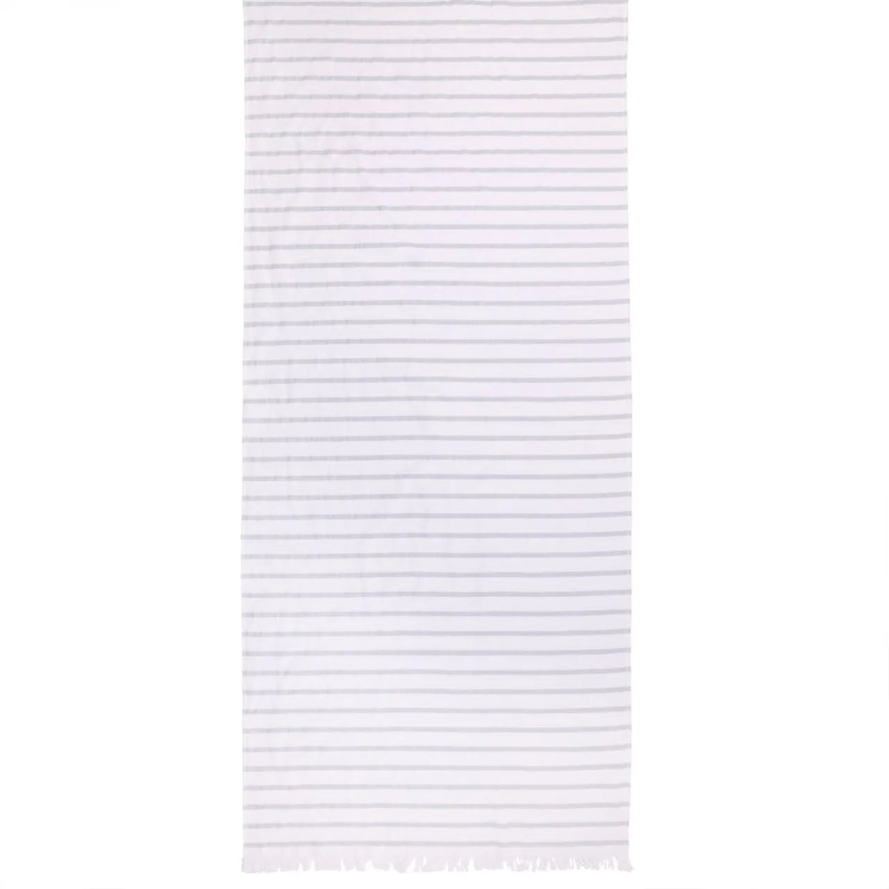 Hammam-Handtuch 80×180 cm – Staubblau gestreift