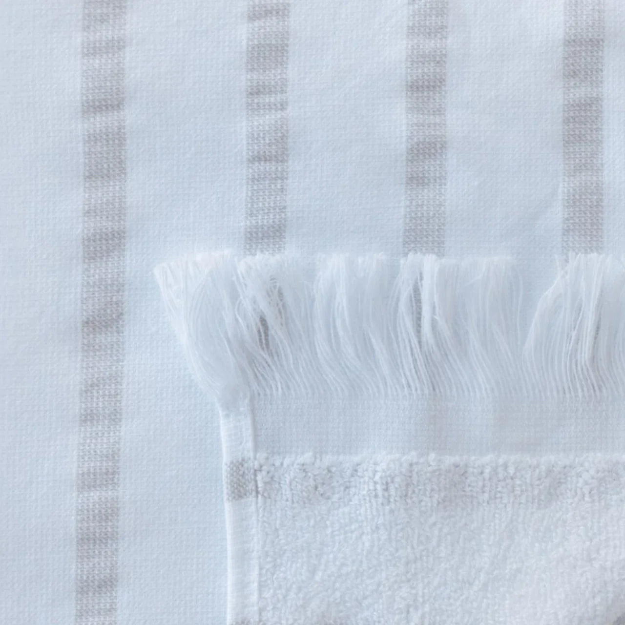 Hammam Handtuch 80×180 cm – Sand/Beige gestreift