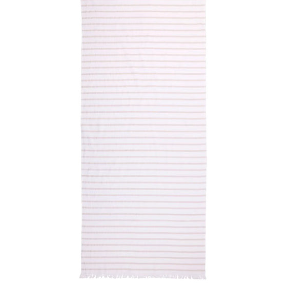 Hammam Handtuch 80×180 cm – Sand/Beige gestreift