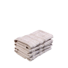  Waschlappen 4 Stück 30×30 cm – Sand/Beige