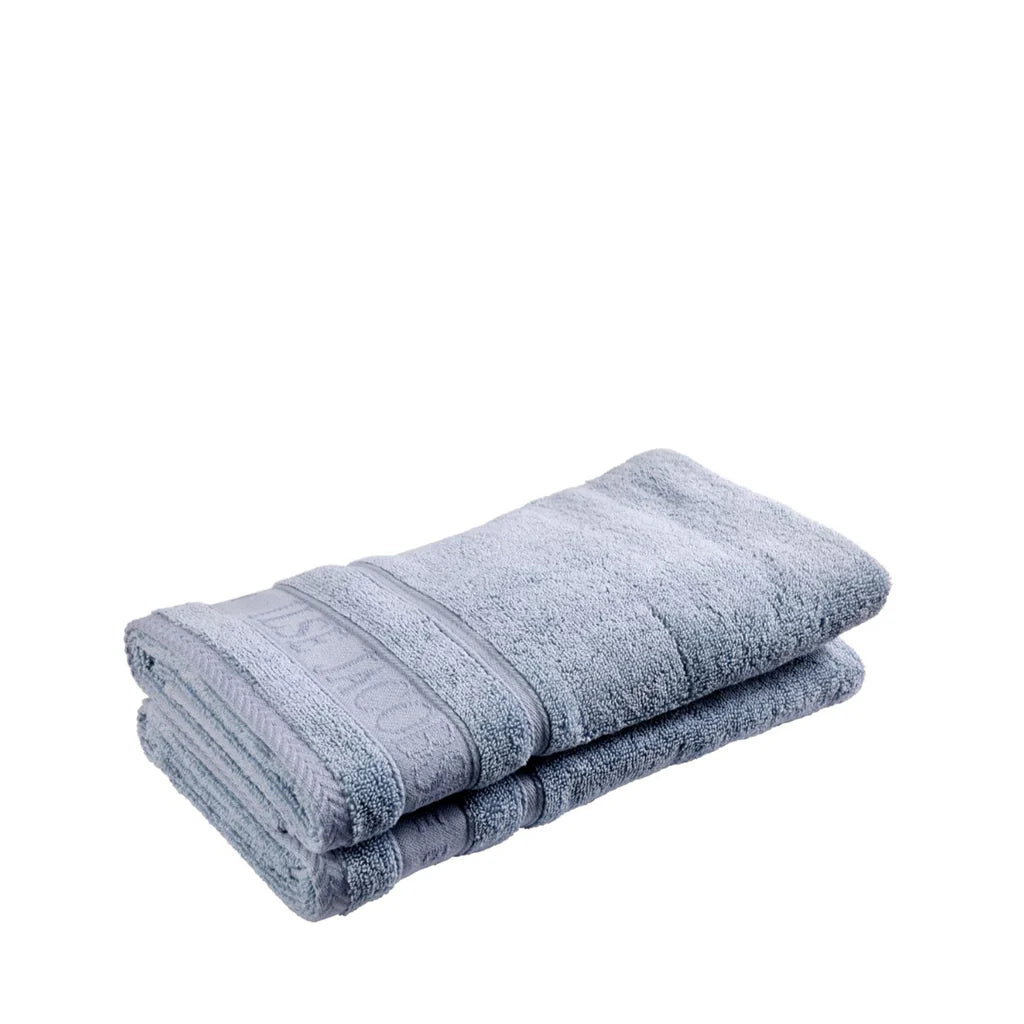 Handtücher 2 Stück 50×100 cm – Staubblau