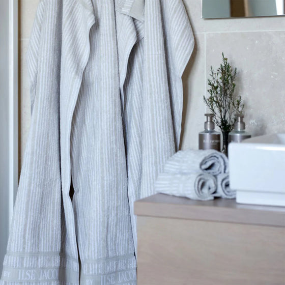 Handtücher 2 Stück 50×100 cm – Sand/beige gestreift