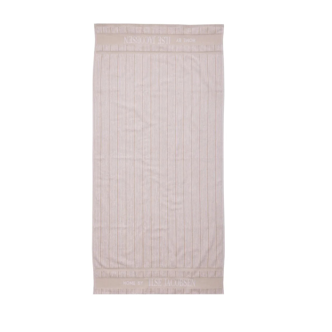Handtücher 2 Stück 50×100 cm – Sand/beige gestreift