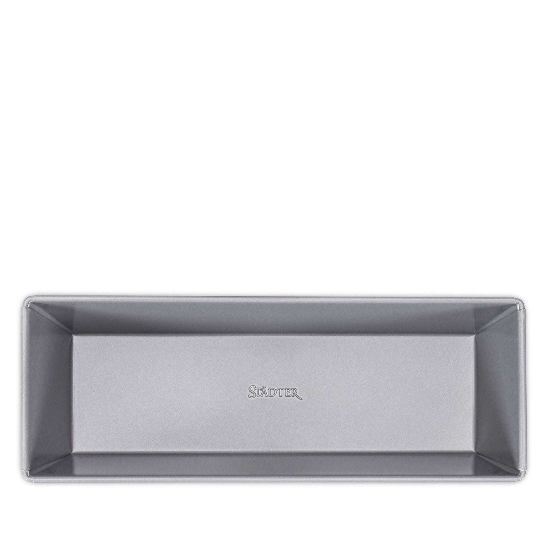 Kastenform 30 x 10,5 cm Silber