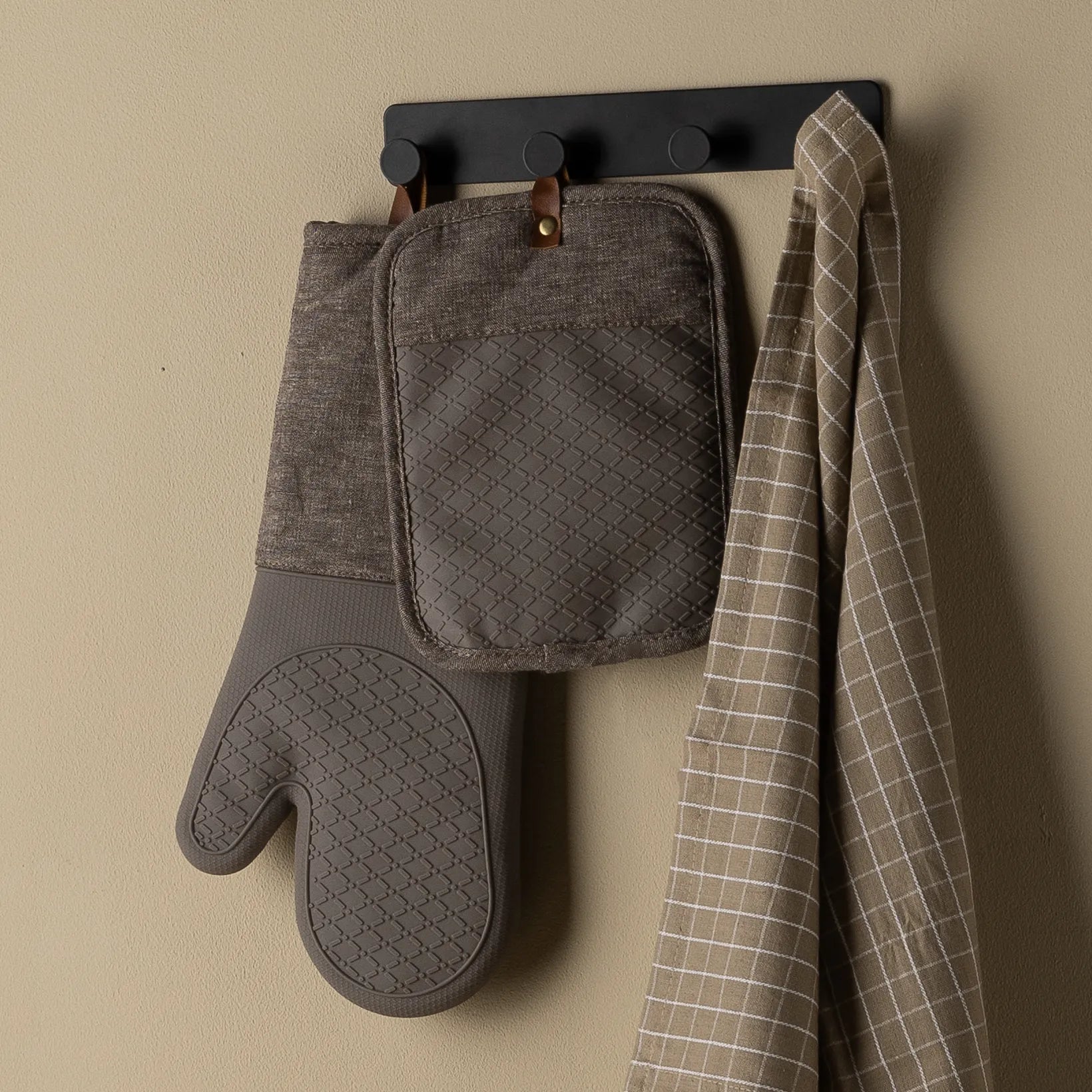 Ofenhandschuhe Braun