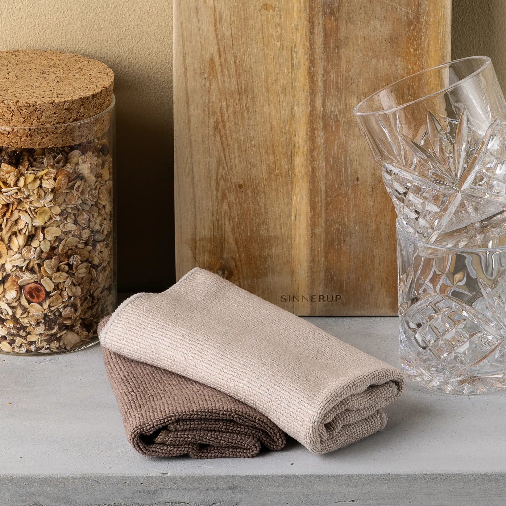 Microfasertücher Braun