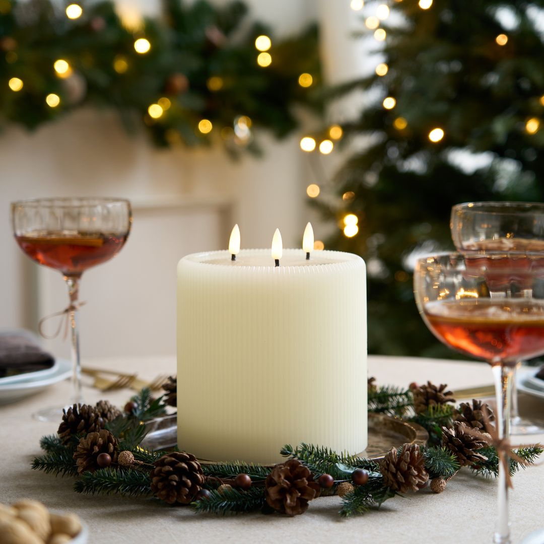 GlowRidge LED Kerzenlicht mit 3 Flammen