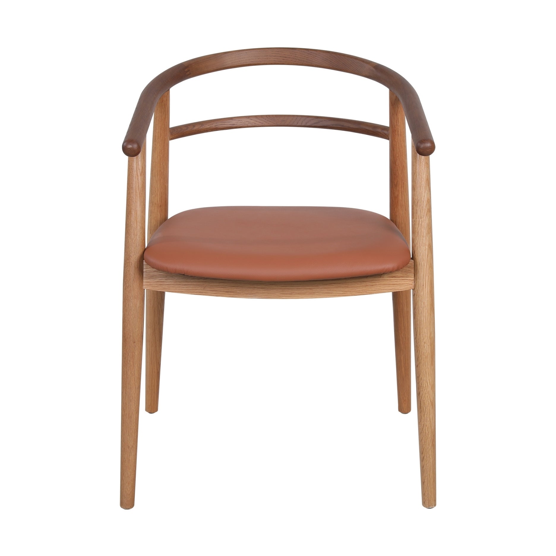 Søndervig, massive Eiche - Ledersitz