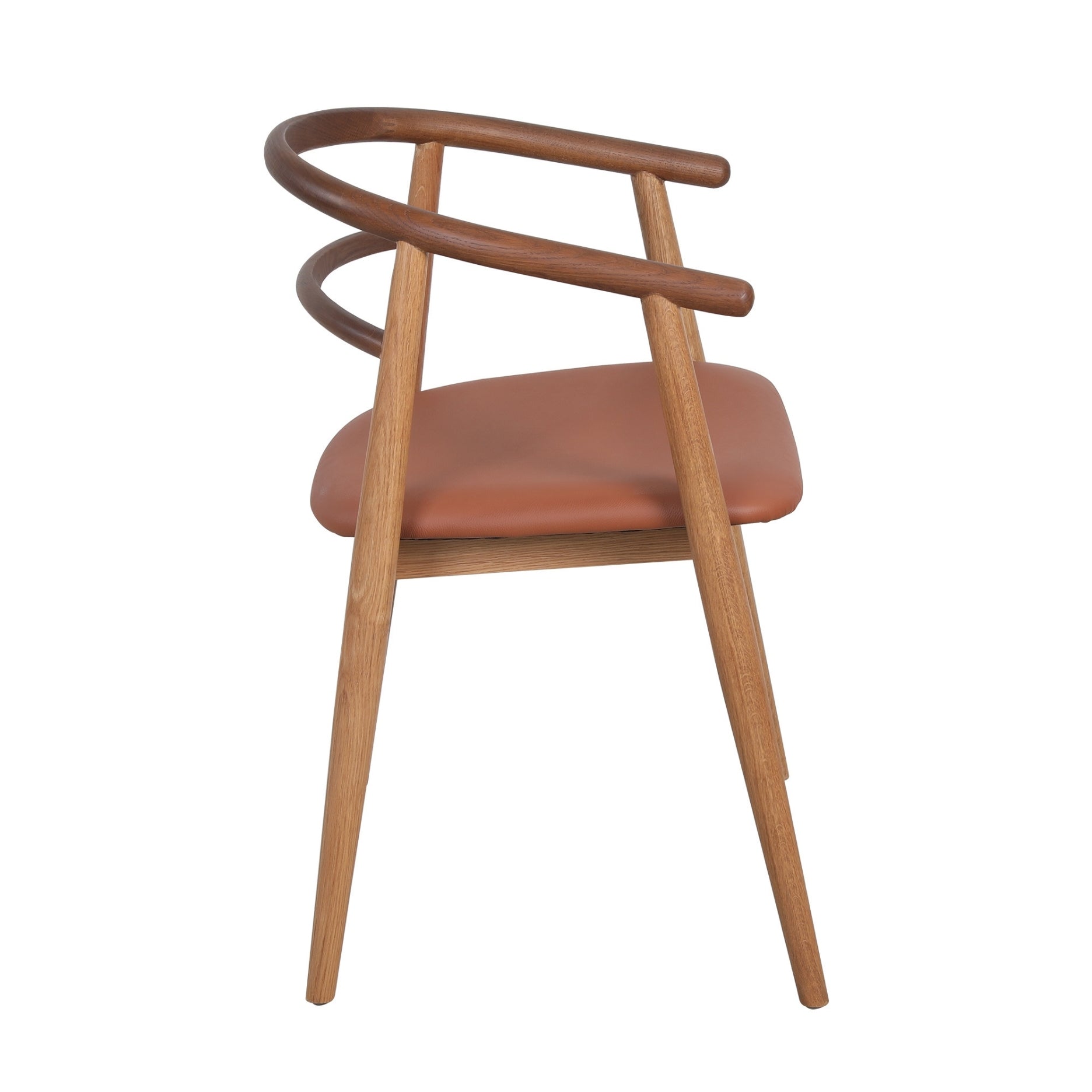 Søndervig, massive Eiche - Ledersitz