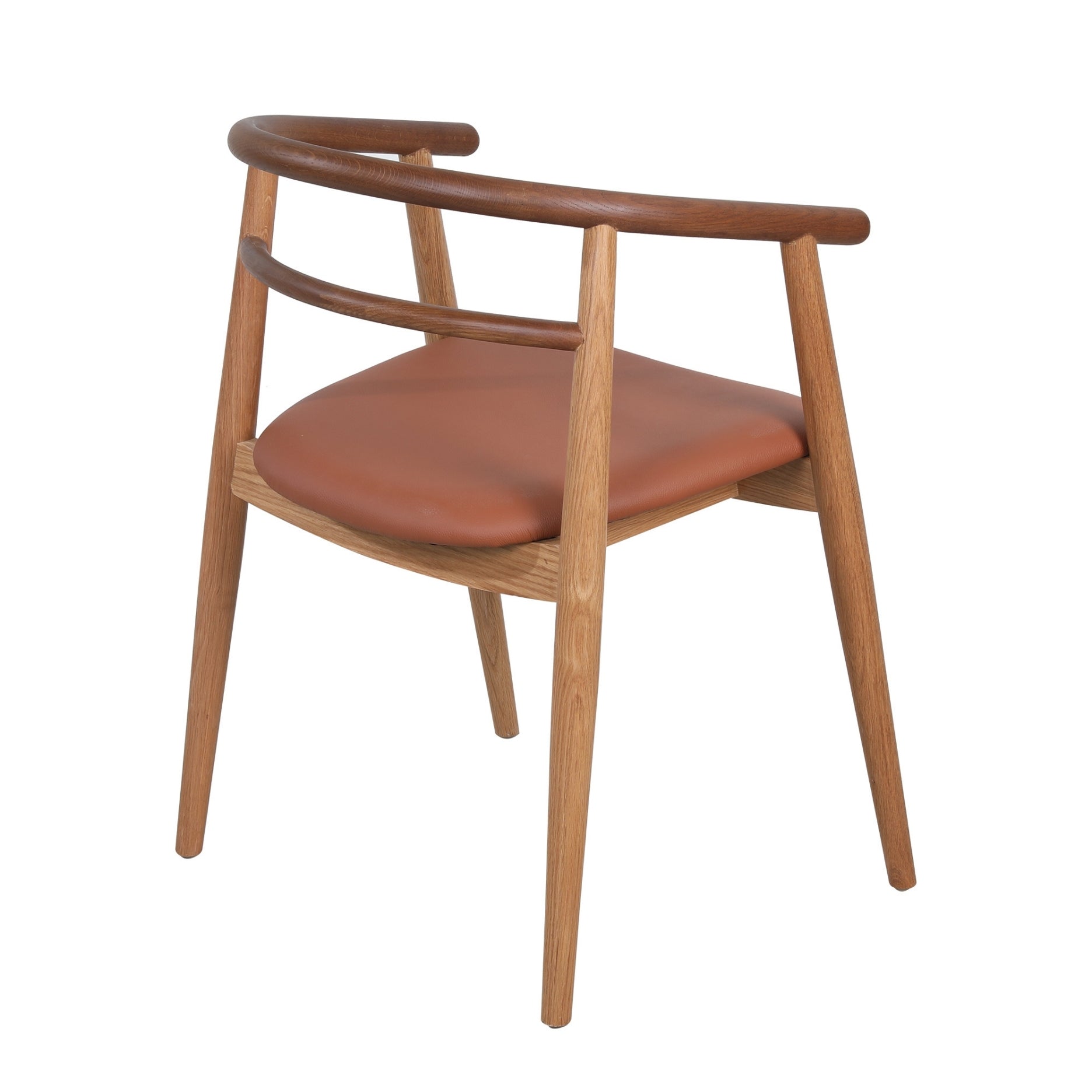 Søndervig, massive Eiche - Ledersitz