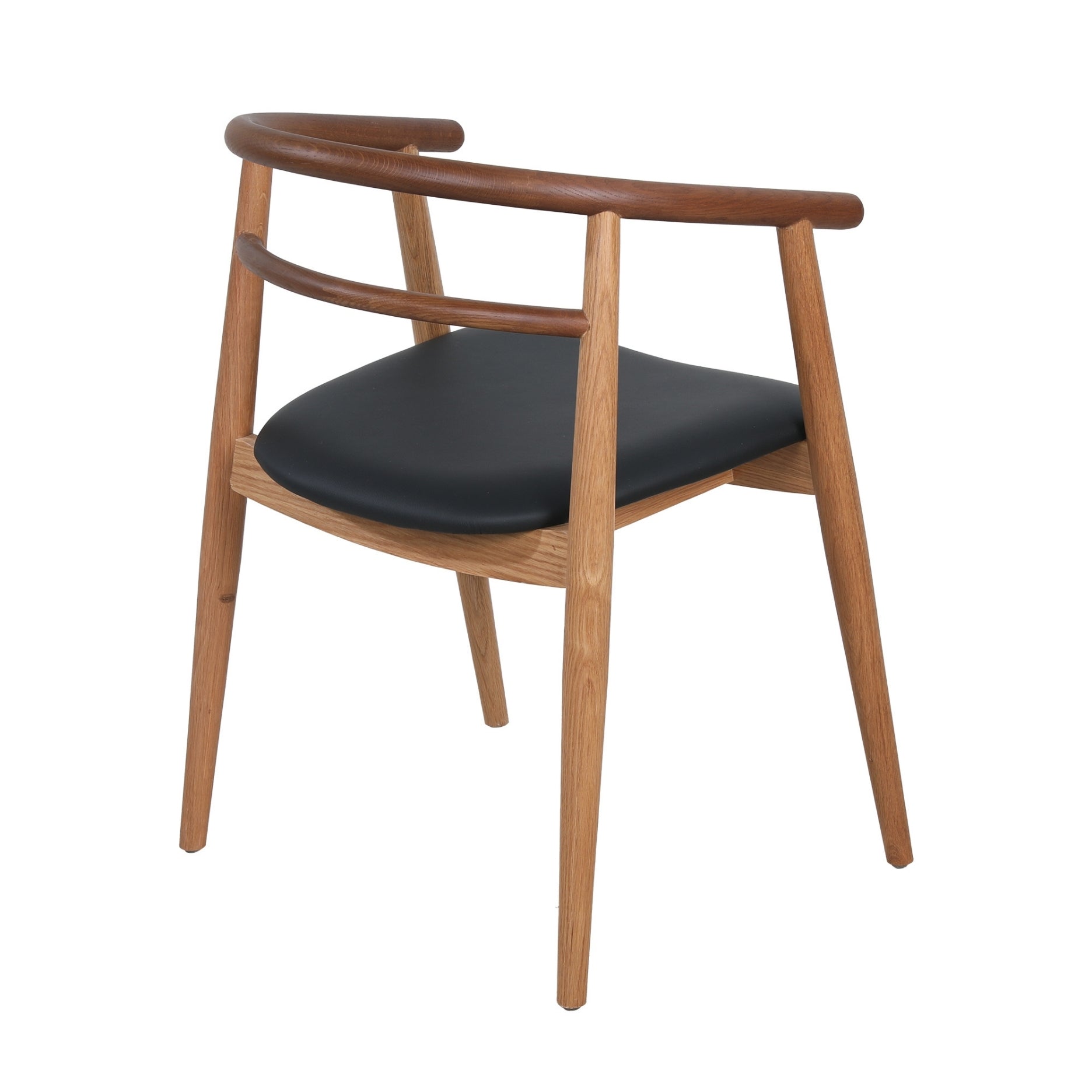 Søndervig, massive Eiche - Ledersitz