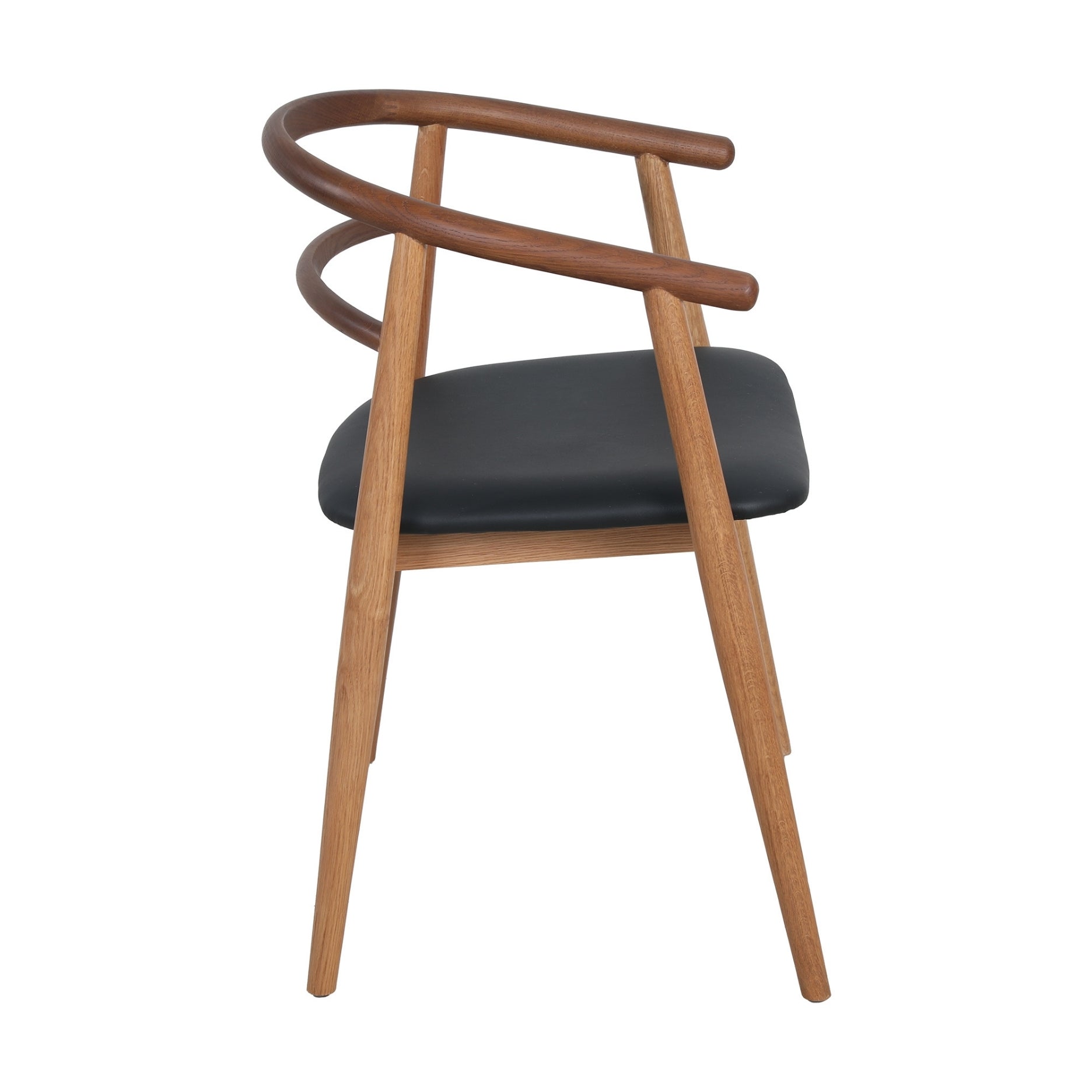 Søndervig, massive Eiche - Ledersitz