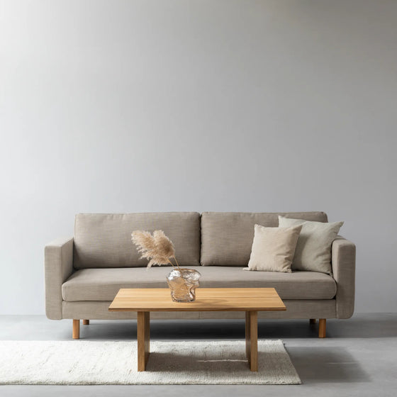Stapleton 3er Sofa Hellbraun