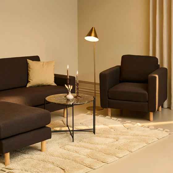 Stapleton Sessel Dunkelbraun