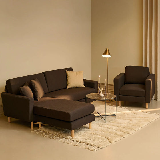 Stapleton Sessel Dunkelbraun