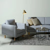 Stapleton Lounge-Sessel Hellgrau