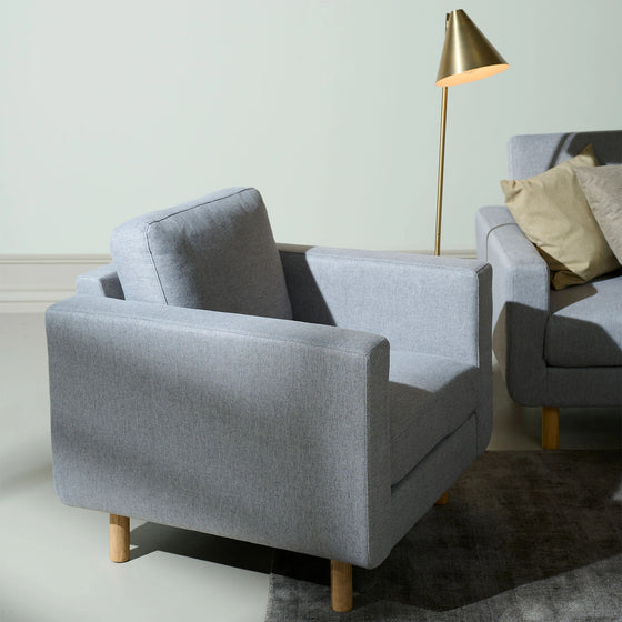 Stapleton Lounge-Sessel Hellgrau