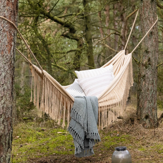 Relax Hängematte mit Fransen