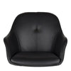 New Age Stuhl Schwarz Leder
