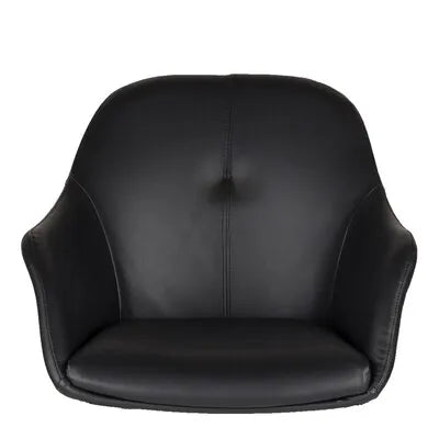 New Age Stuhl Schwarz Leder